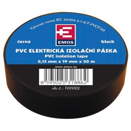 páska izolační PVC 19x20 černá
