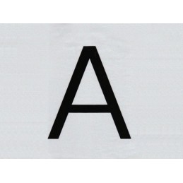 cedule "A" odpad samolepka