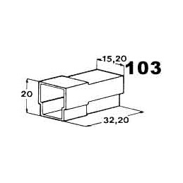 insulating cover 3pcs pin...