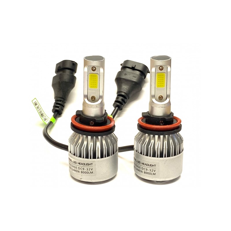 2 pcs LED bulb H8/H9/H11 12V-24V