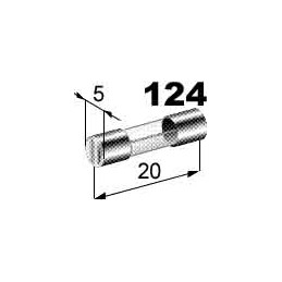 pojistka skleněná 2A 5x20mm