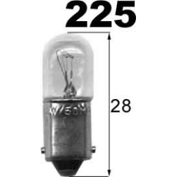 24V 3W bulb BA 9s