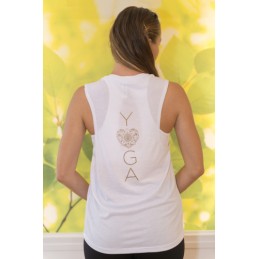 White tank top YOGA short S