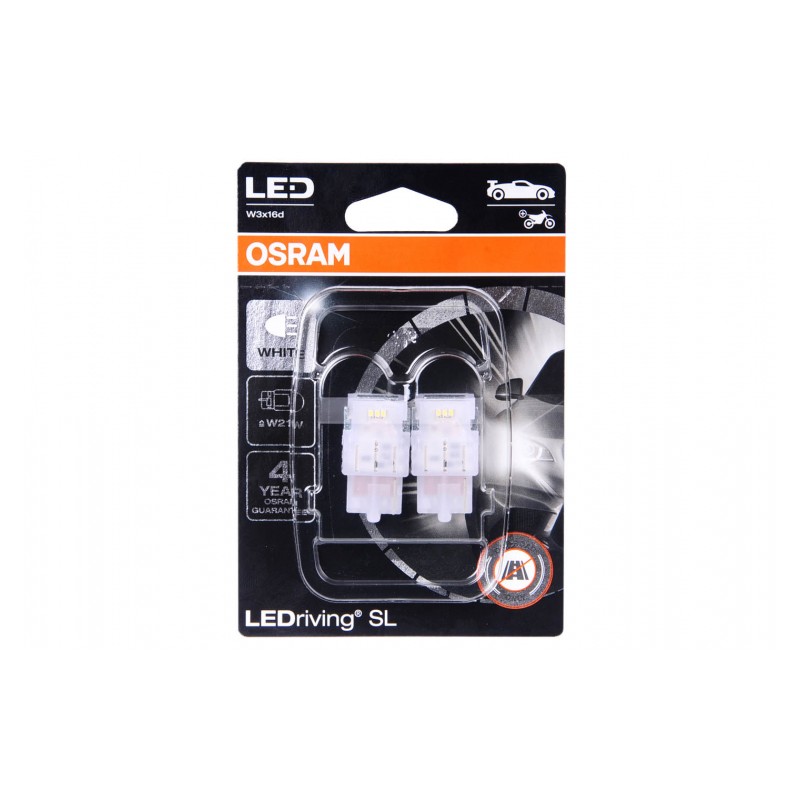 LED 12V W21W W3x16d OSRAM blister 2 pcs LED 12V W21W W3x16d OSRAM blister 2 pcs