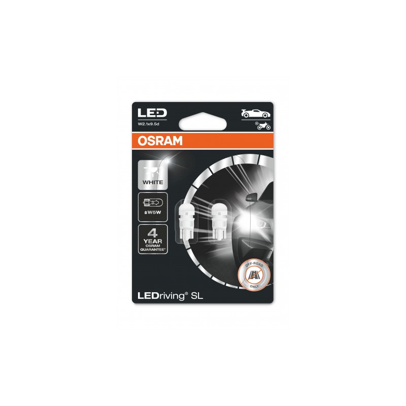 LED 12V W2.1x9.5d OSRAM blister 2 pcs 6000K LED 12V W2.1x9.5d OSRAM blister 2 pcs 6000K