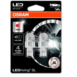 LED 12V W16W W2,1x9,5d red...