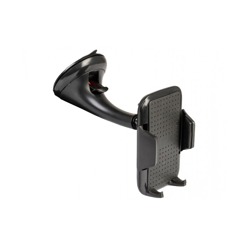 Universal phone holder with suction cup, black Universal phone holder with suction cup, black