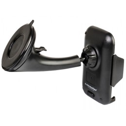 Universal phone holder with suction cup, black