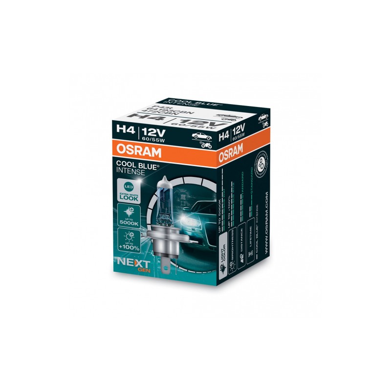 bulb H4 12V 60/55W P43t Cool Blue Next Generation OSRAM