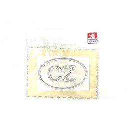 CZ sticker - small silver