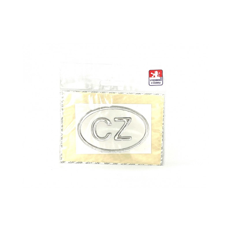 Sticker CZ - small silver