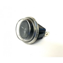 switch waterproof round black 21 mm 12V black