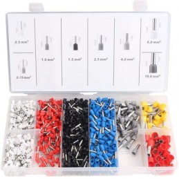 Set of tubes isolated, 685pcs