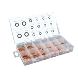 Set of copper washers - 150pcs