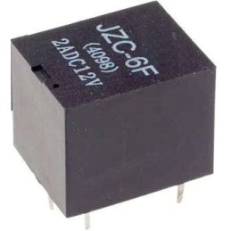 Relay JZC-6F1C 5V 28VDC/2A(230VAC/1A) 19x16x1