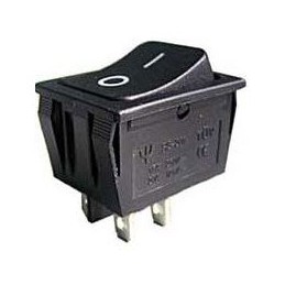 Rocker switch ON-OFF black