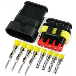 4P waterproof connector set