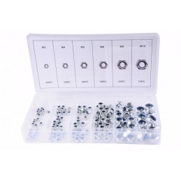 Metric nuts set of 150 pcs