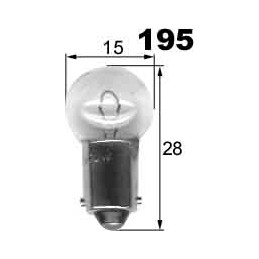 24V 5W bulb BA 9s