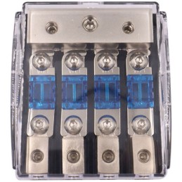 Fuse holder for 4 MIDI fuses