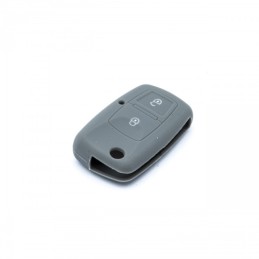 gray protective car key case