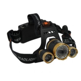 Headlamp 3 x LED T6 CREE