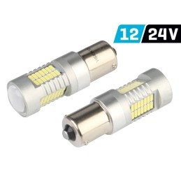 2pcs LED 12V/24V 21W BA15s...