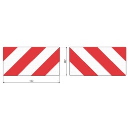 reflective sign - excessive...