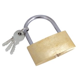 Brass padlock 60 mm 3x key