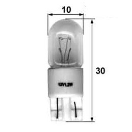 Bulb 28V 1.2W KW2, 1x9 T10...