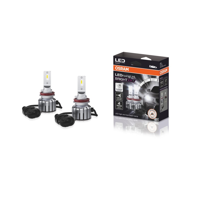 LED H8/H11/H16/H9 BRIGHT 12V OSRAM set of 2 LEDs