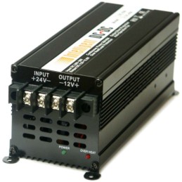 voltage converter from 24VDC to 12VDC 40A permanently, 50A max