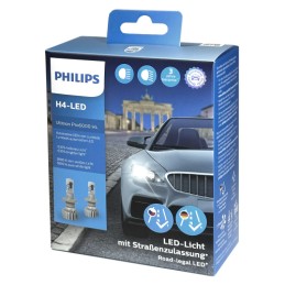 2pcs LED H4 Ultinon Pro6000 HL PHILIPS +230%