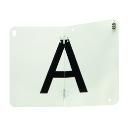 sign \"A\" waste folding