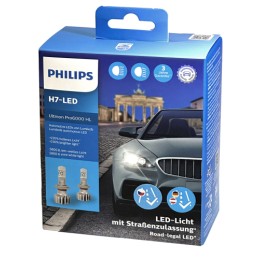 2pcs LED H7 Ultinon Pro6000 HL PHILIPS +230%