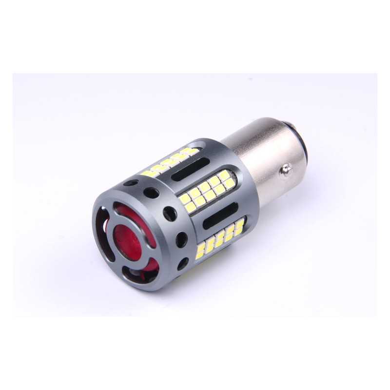 LED bulb 12V 21/5W BAY15d red CANBUS