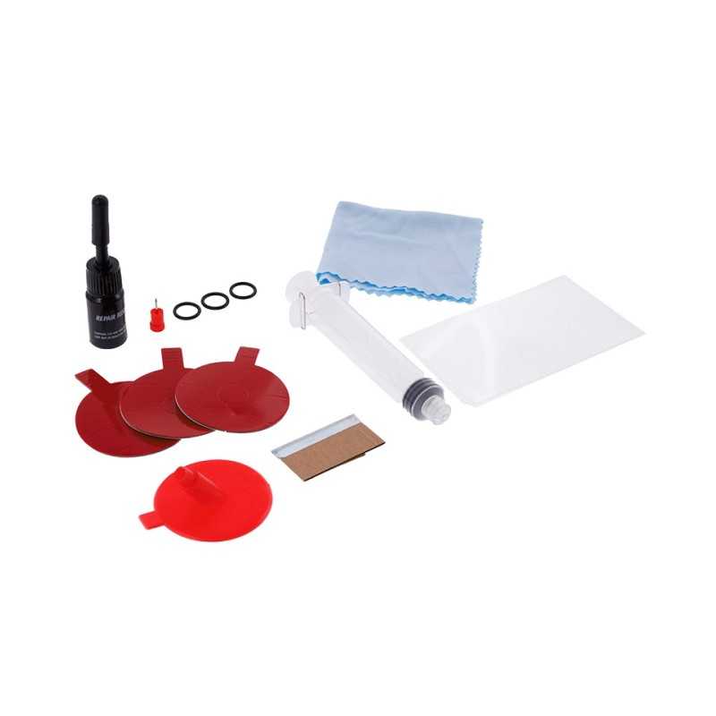 Windshield repair kit 18 pcs