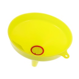 Plastic funnel with 250 mm sieve