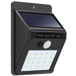 Solar light LED-20x with PIR sensor wall