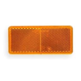 orange self-adhesive reflector 90x40mm