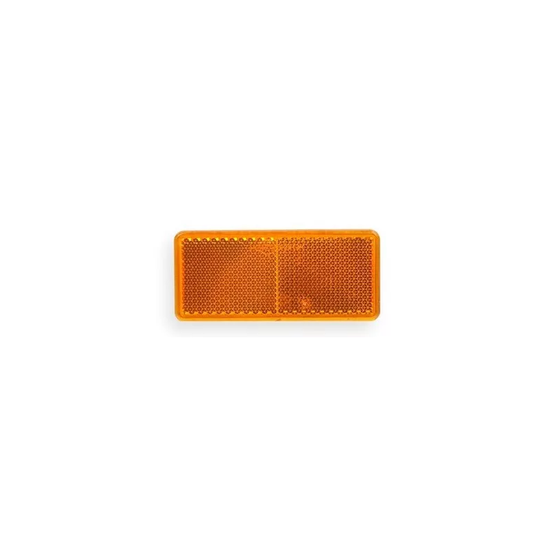 orange self-adhesive reflector 90x40mm