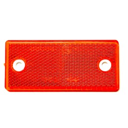 reflector red for screws 90x40mm