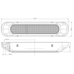 Front light FT-331 L/P LED 12/24V outline/direction