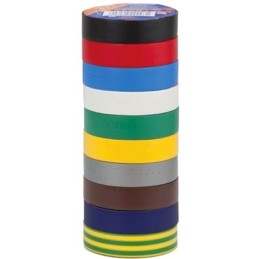 insulating PVC tape 15x10 RAINBOW - 10 colors