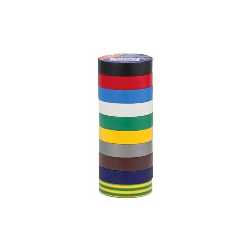 insulating PVC tape 15x10 RAINBOW - 10 colors