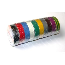 insulating PVC tape 15x10 RAINBOW - 10 colors