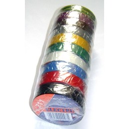 insulating PVC tape 15x10 RAINBOW - 10 colors