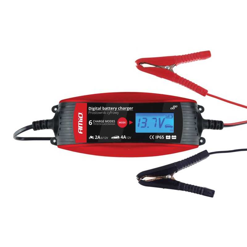 Car battery charger digital 6V/12V - 2A/4A Car battery charger digital 6V/12V - 2A/4A
