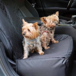 Transport box for animals and protective seat cover