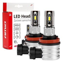LED bulbs H8/H9/H11 1800 LM 2 pcs